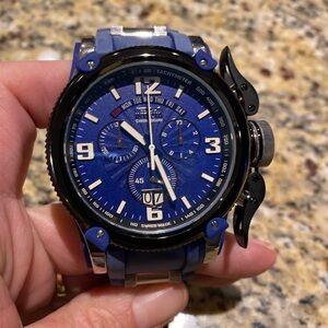 Invicta Russian Diver Swiss Quartz Chronograph Watch Model 12440